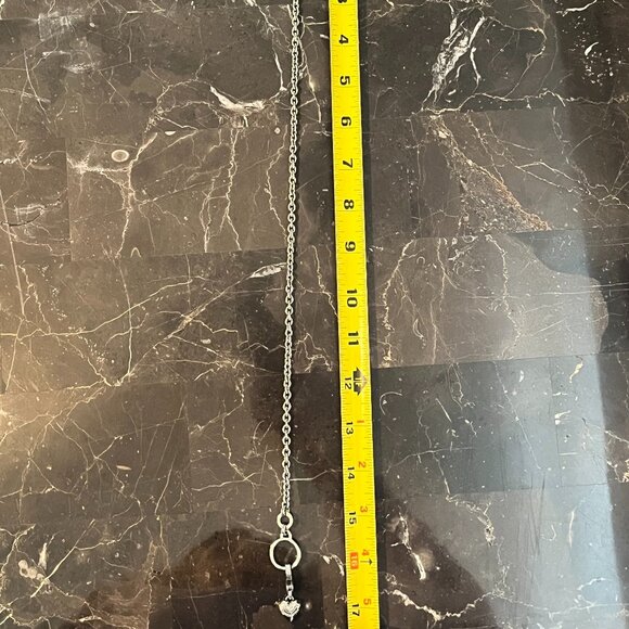 Vintage Juicy Couture Silver Charm Necklace - Picture 3 of 9